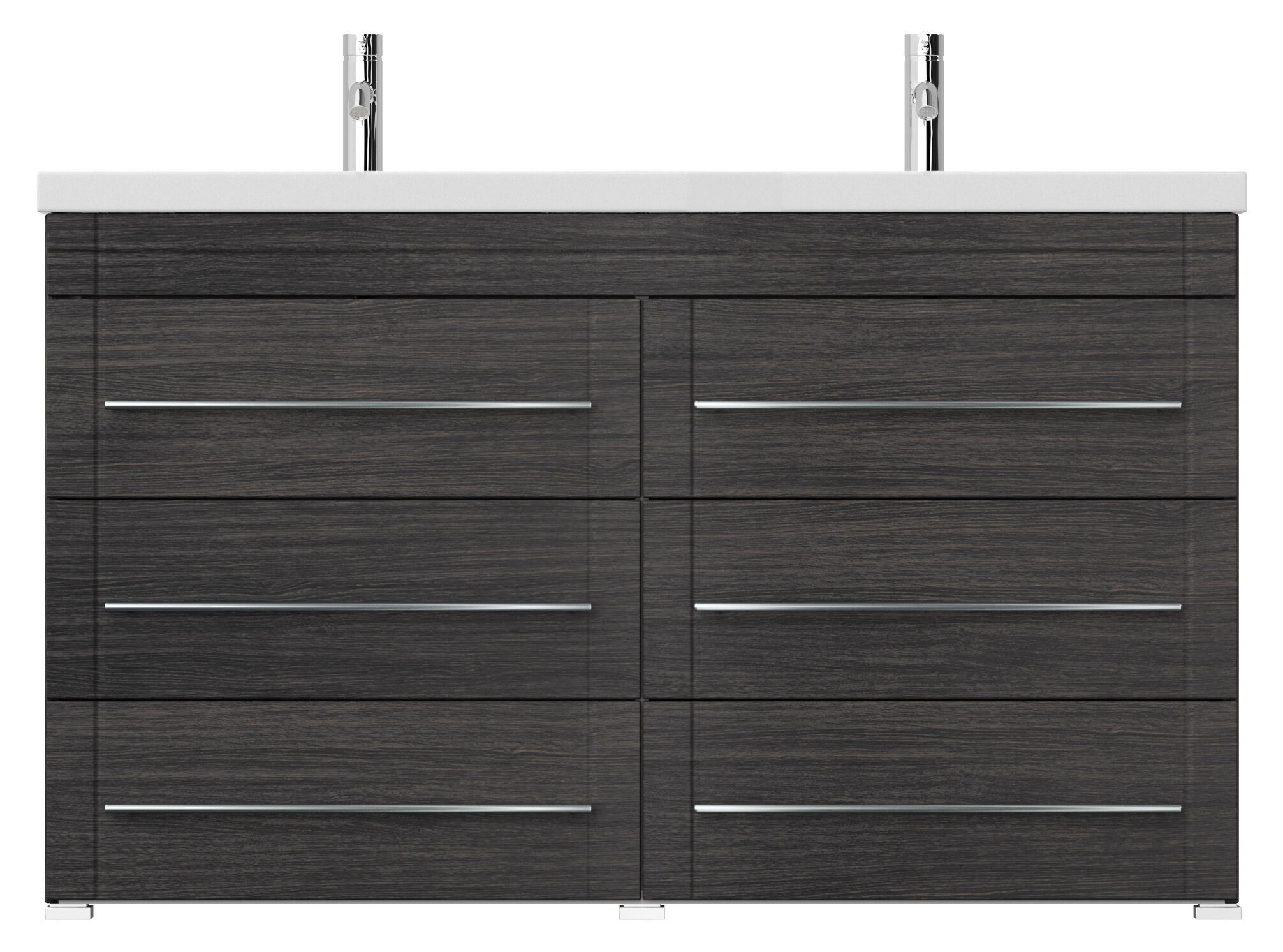 Stand Badmöbel Gallo Modern SoftClose anthrazit