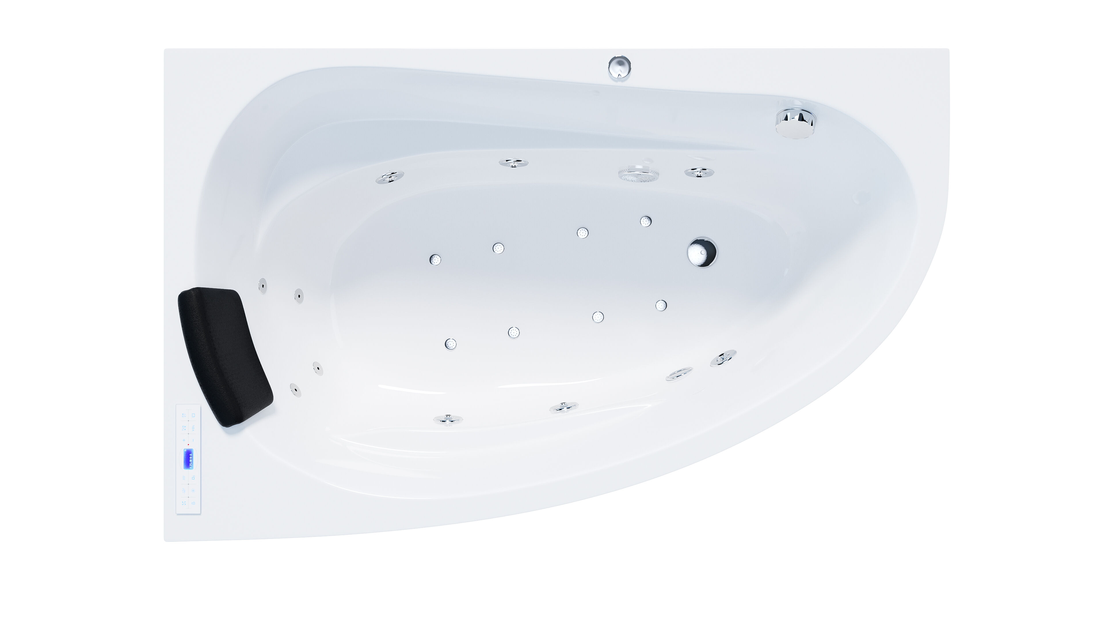 Stardust links Whirlpool Set ohne Armatur