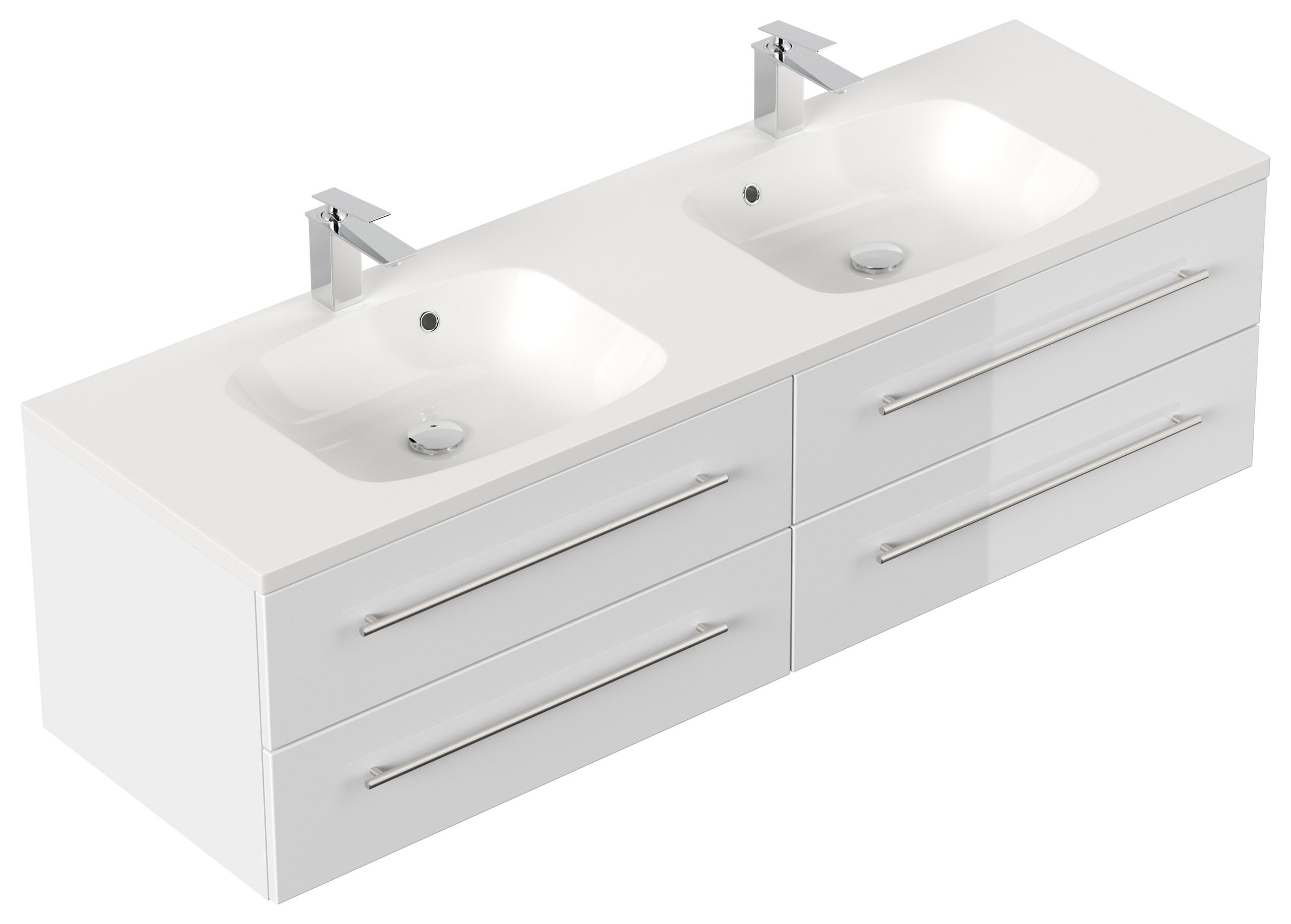 Badmöbel Colossos 160 SoftClose schwarz