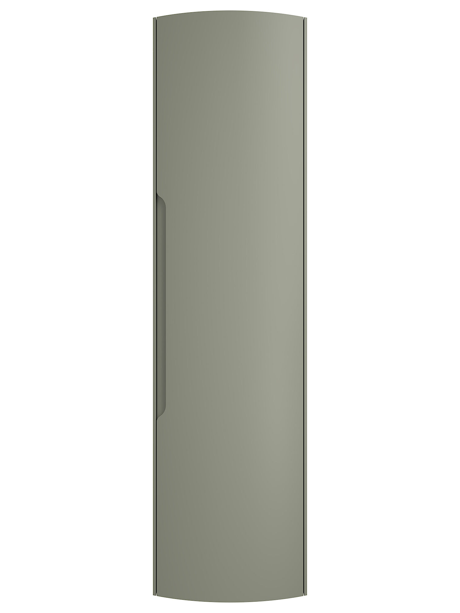 Badmöbel Set Riva 3tlg. 80 cm mit Spiegelschrank montiert grün matt
