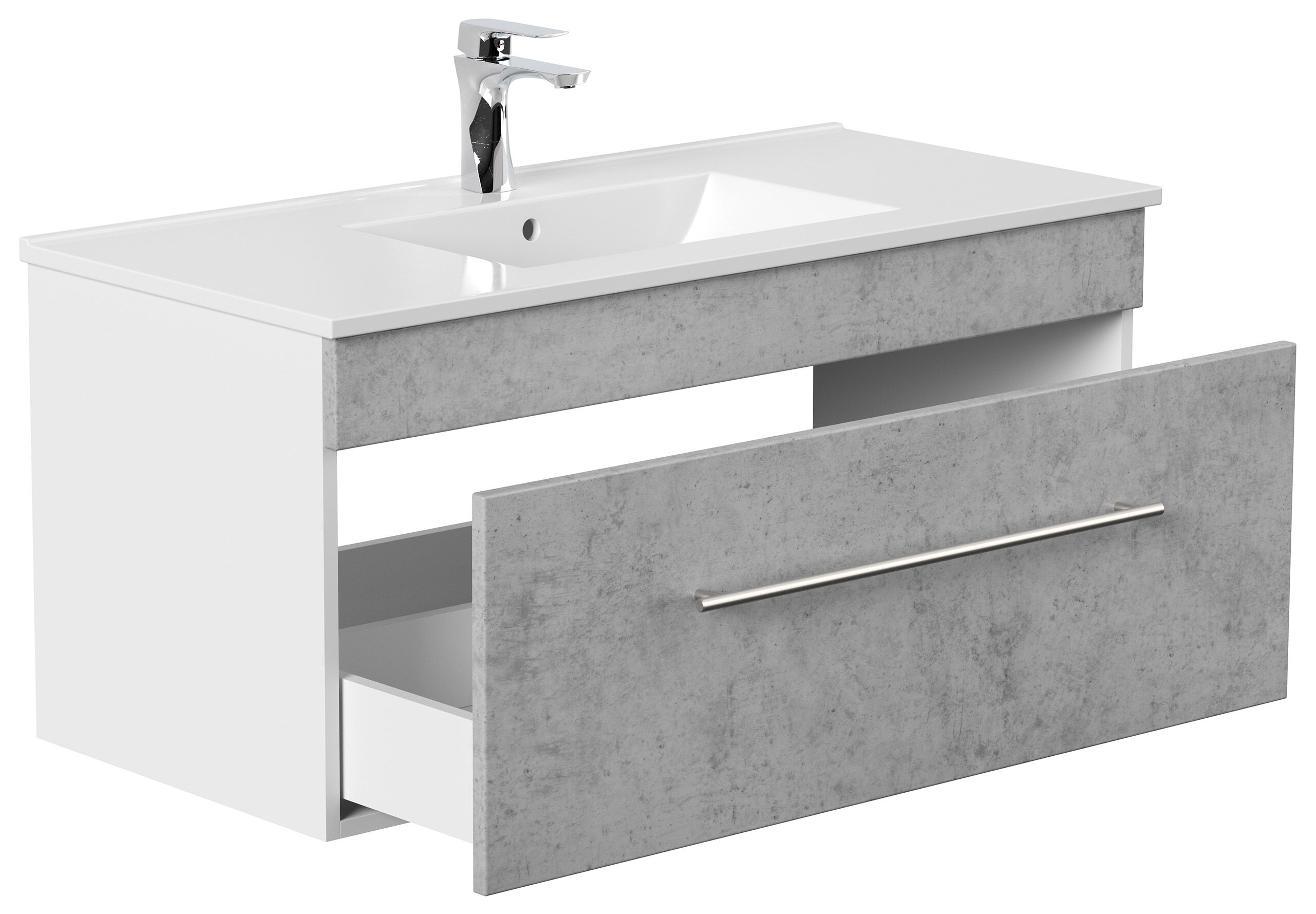 Badmöbel SANTINI 100 SoftClose beton
