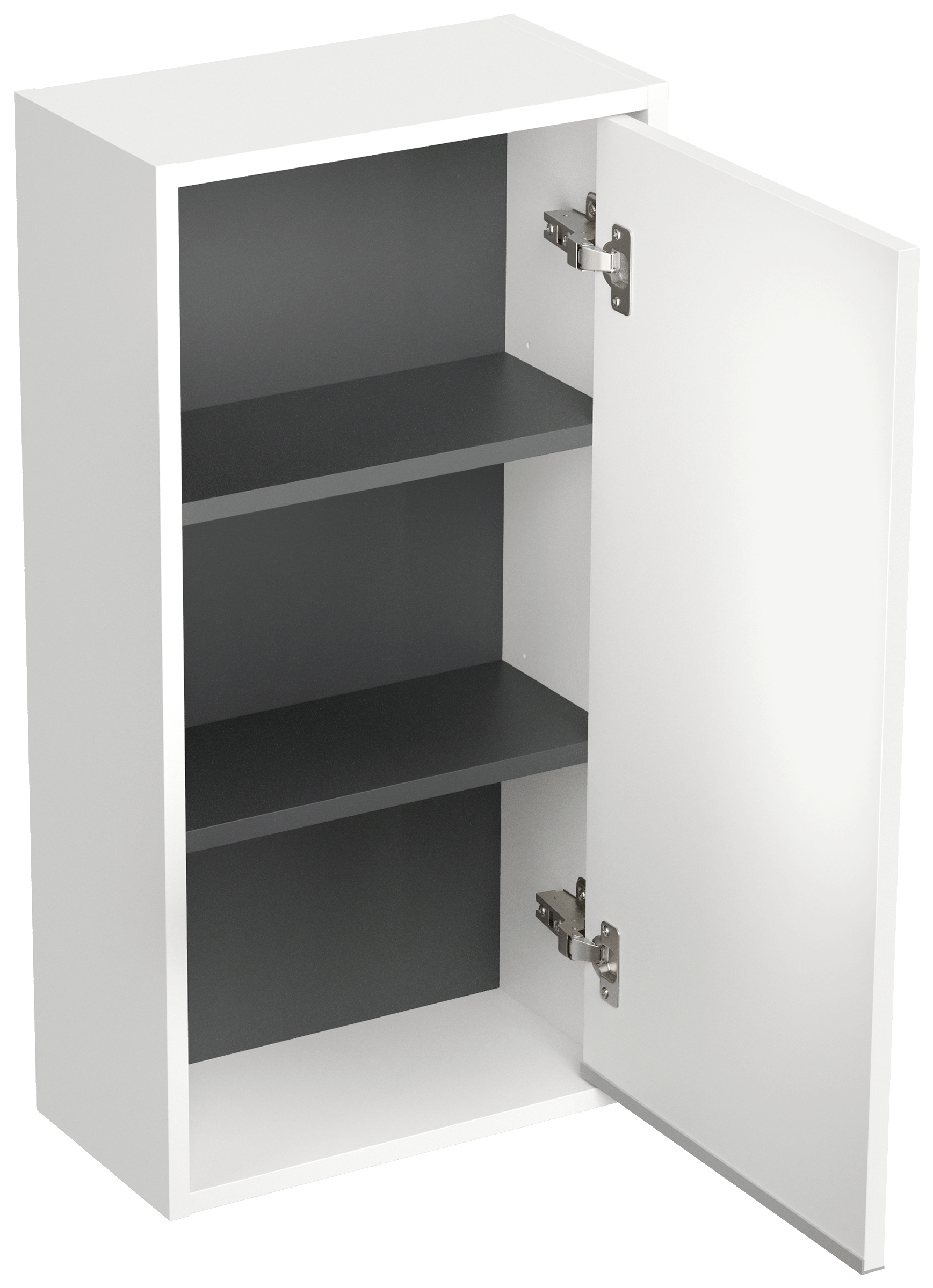 Badschrank Elements 39x75cm Soft-Close Tür weiss matt
