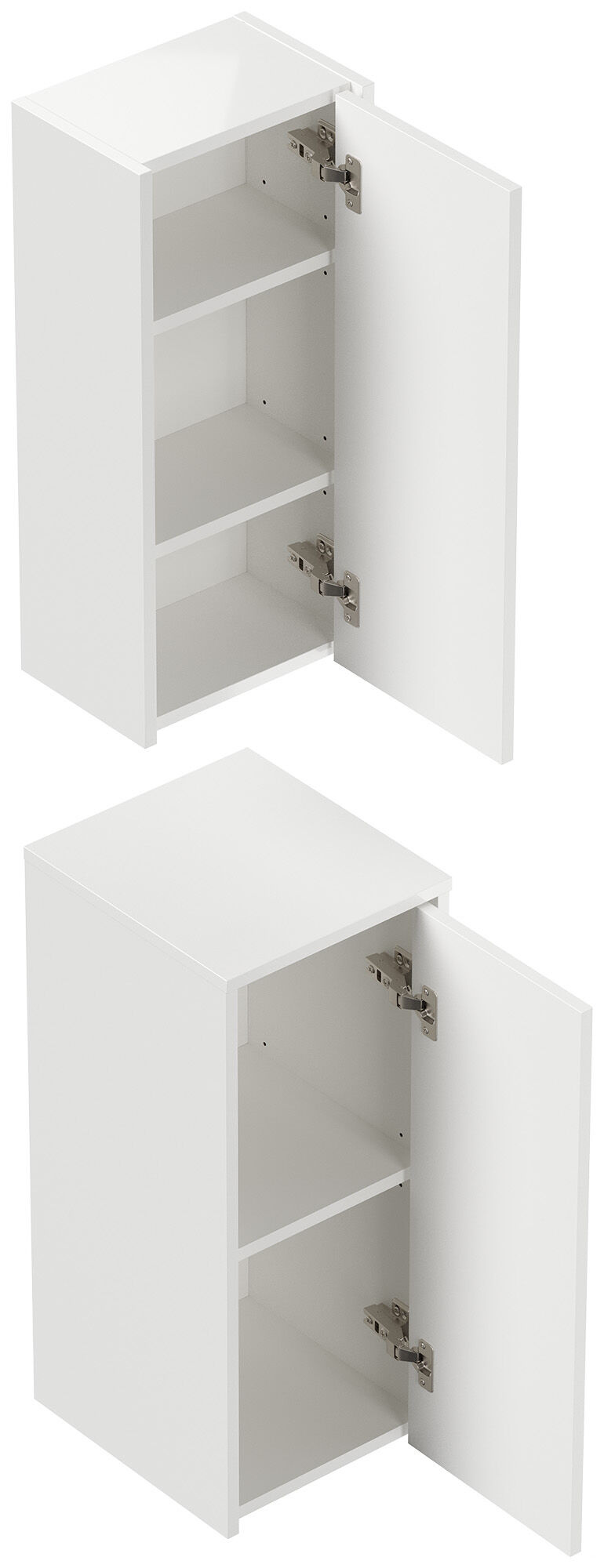 Badschrank 2er Set Taifun zur Wandmontage grafit