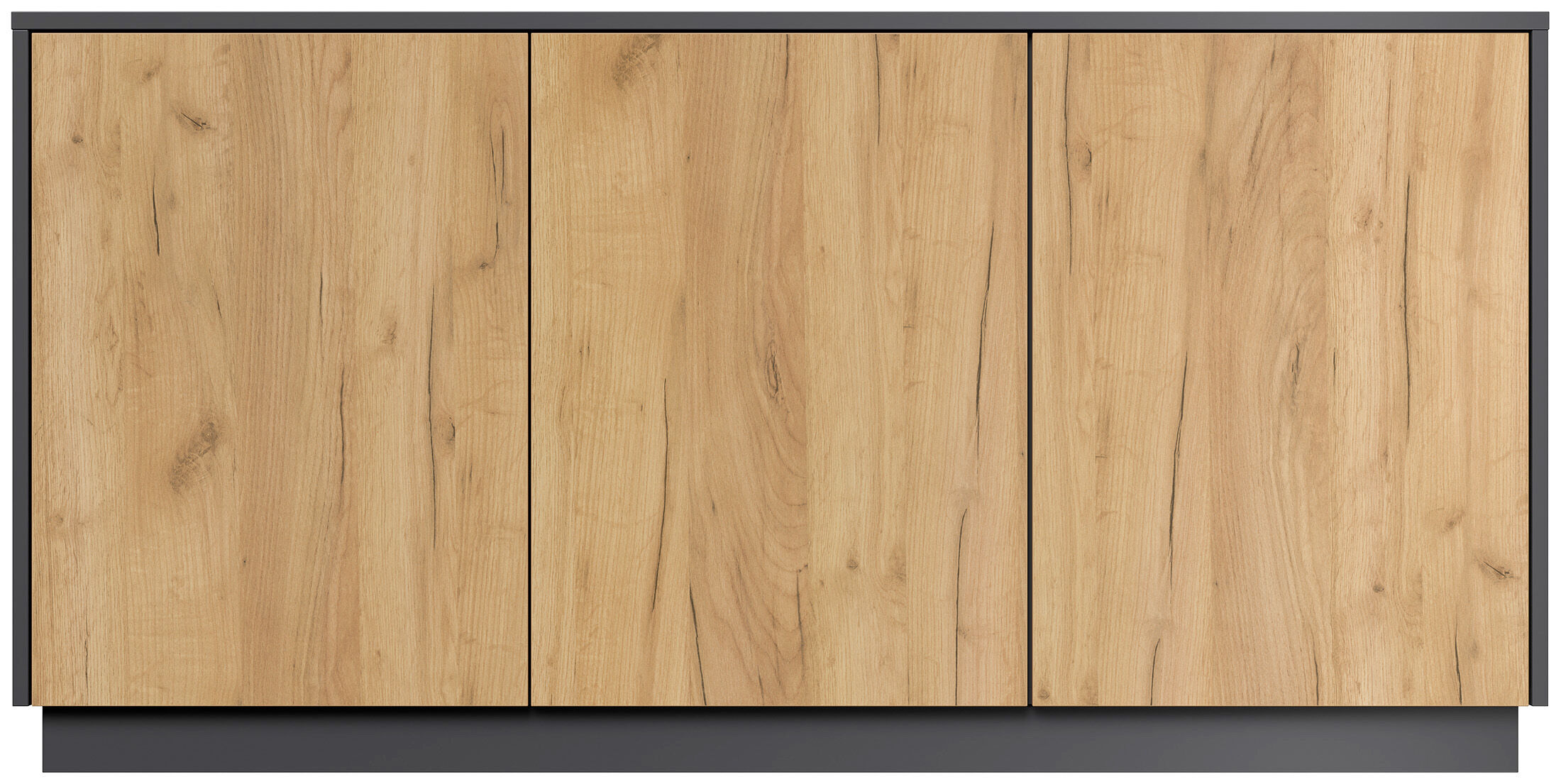 Design Sideboard Kommode Genesis B stehend 150cm 3 Türen Grafit