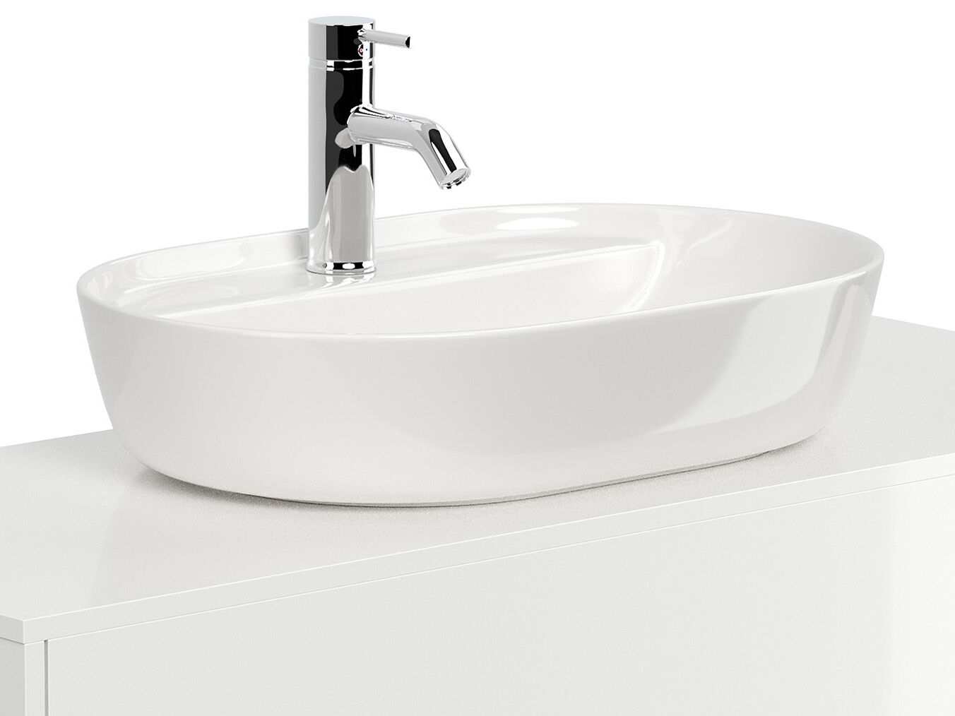 Aufsatz-Waschtisch Eleni 62 cm
