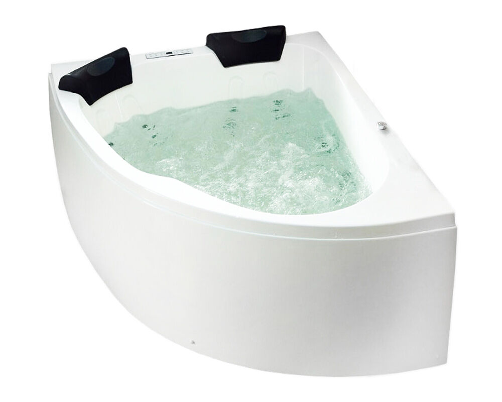 Langeck Whirlpool Royal 160x125 links Made in Germany 21 Düsen mit Armatur