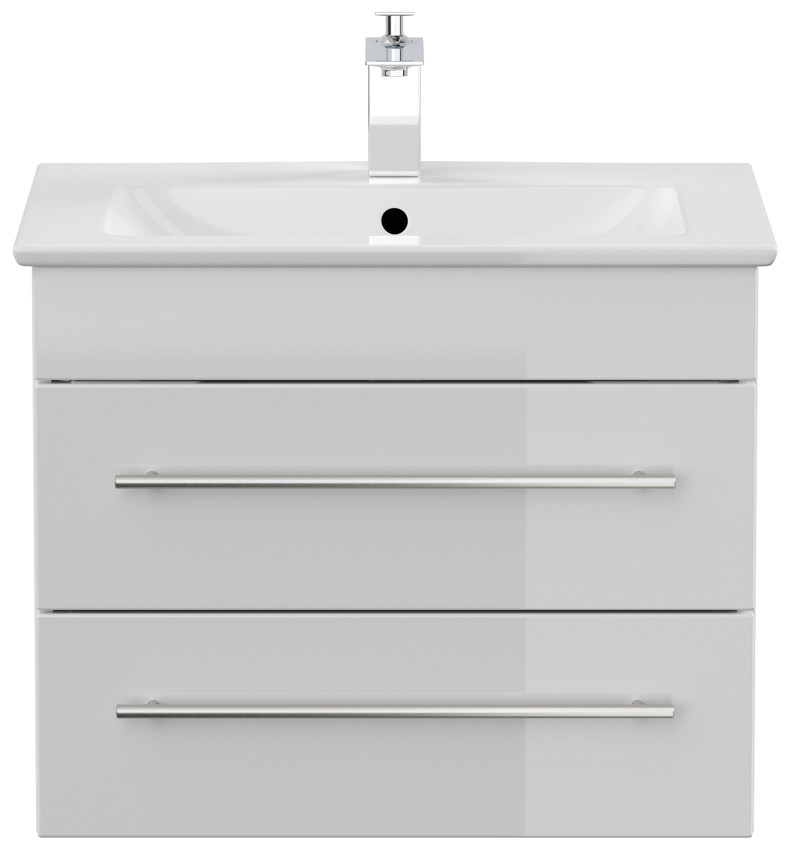 Badmöbel mit Villeroy & Boch Venticello Waschbecken 65 cm weiss hochglanz
