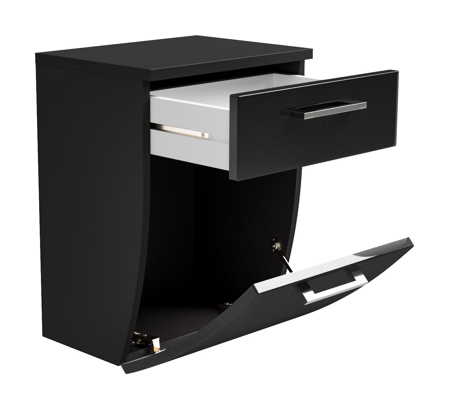 Unterschrank Rima 40 cm rund Anthrazit