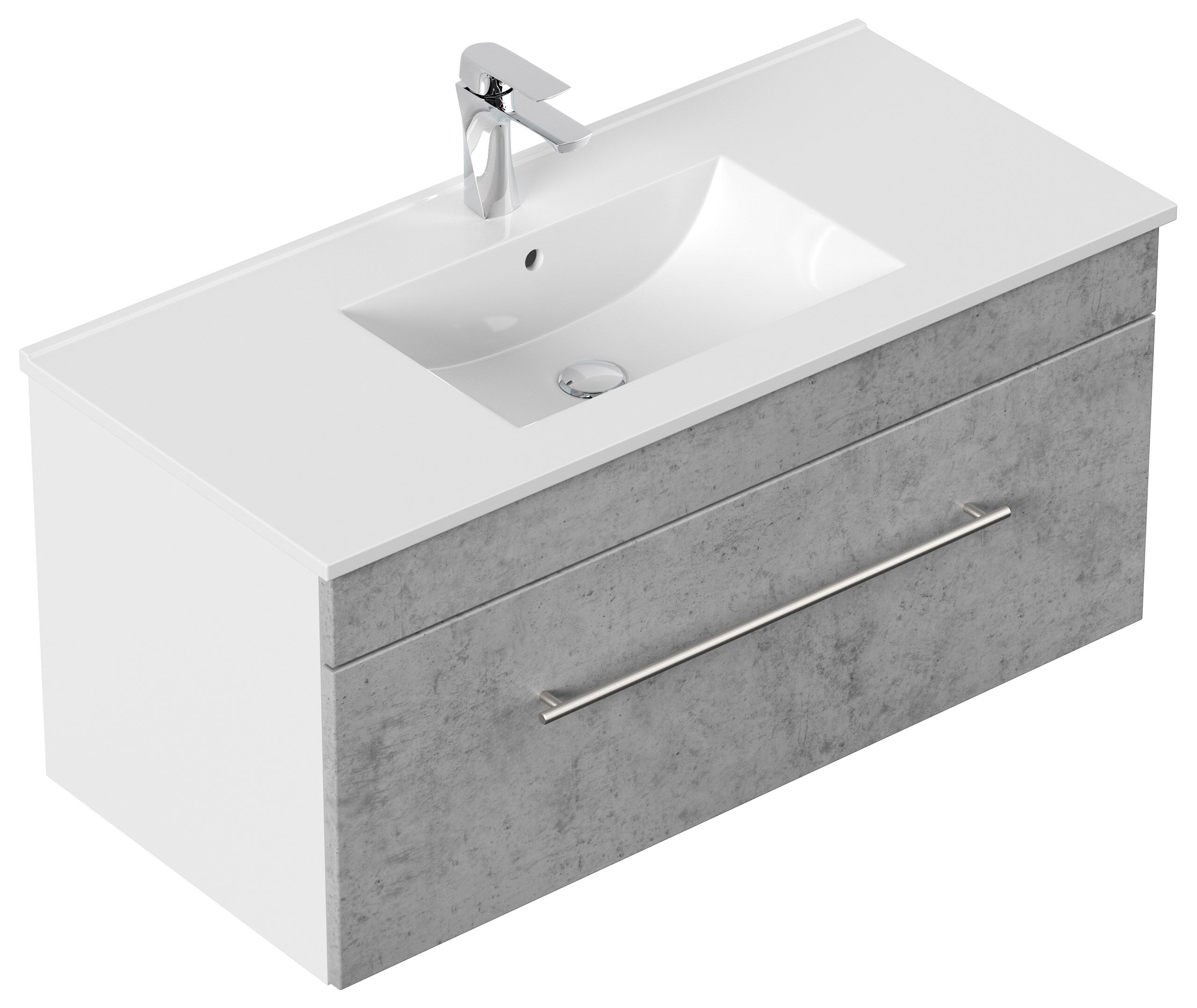 Badmöbel SANTINI 100 SoftClose beton