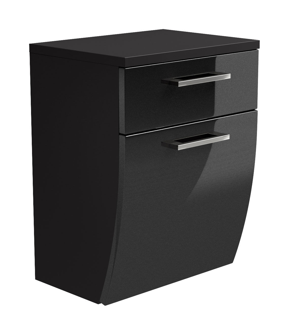 Unterschrank Rima 40 cm rund Anthrazit