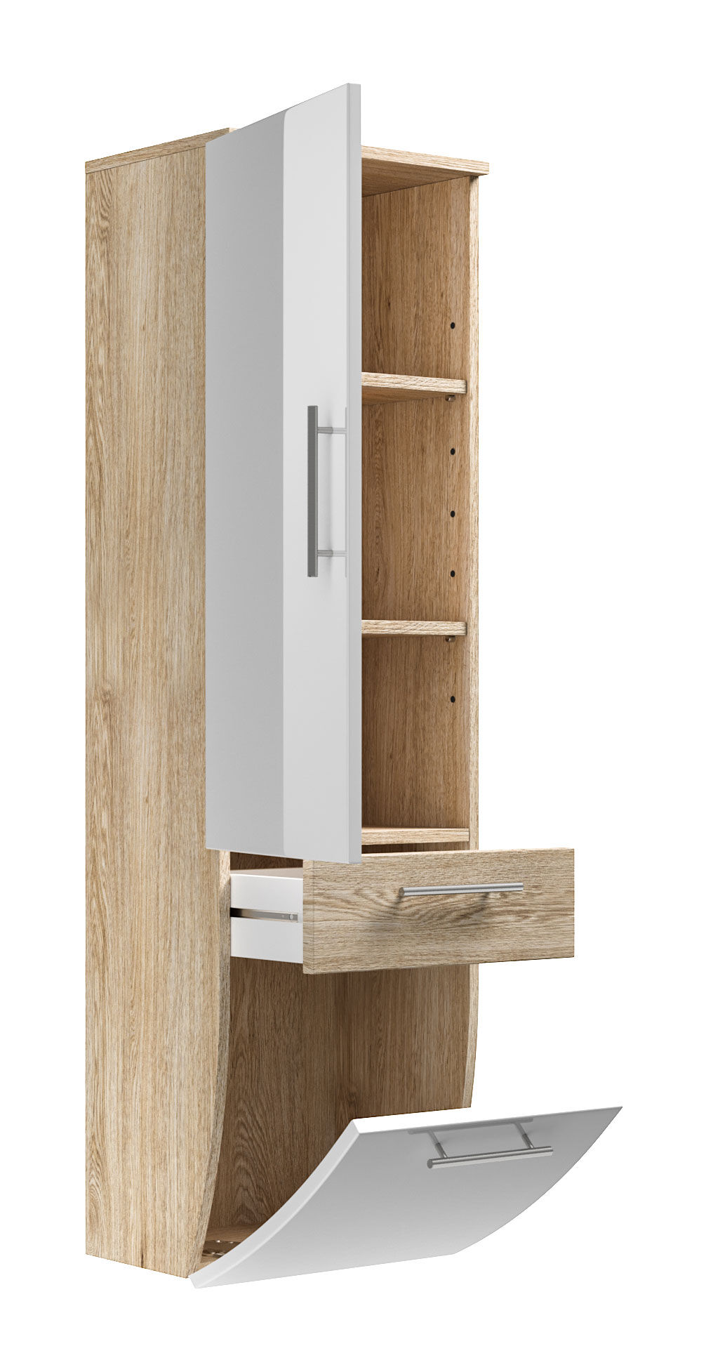 Hochschrank 135 cm Salona M Sonoma Eiche