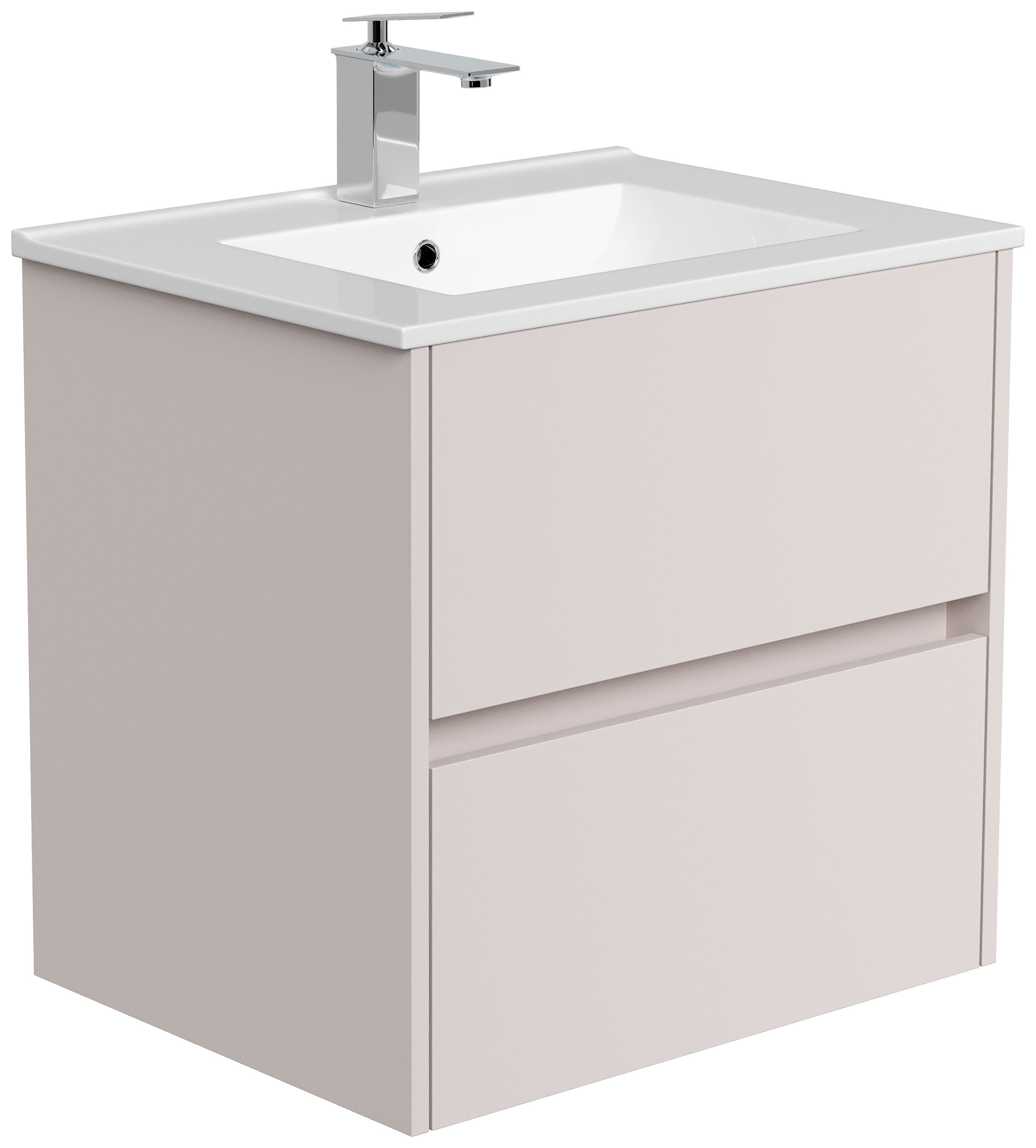Badmöbel Taifun & Waschtisch 60cm 2 Greifraum SoftClose Auszüge eiche gold