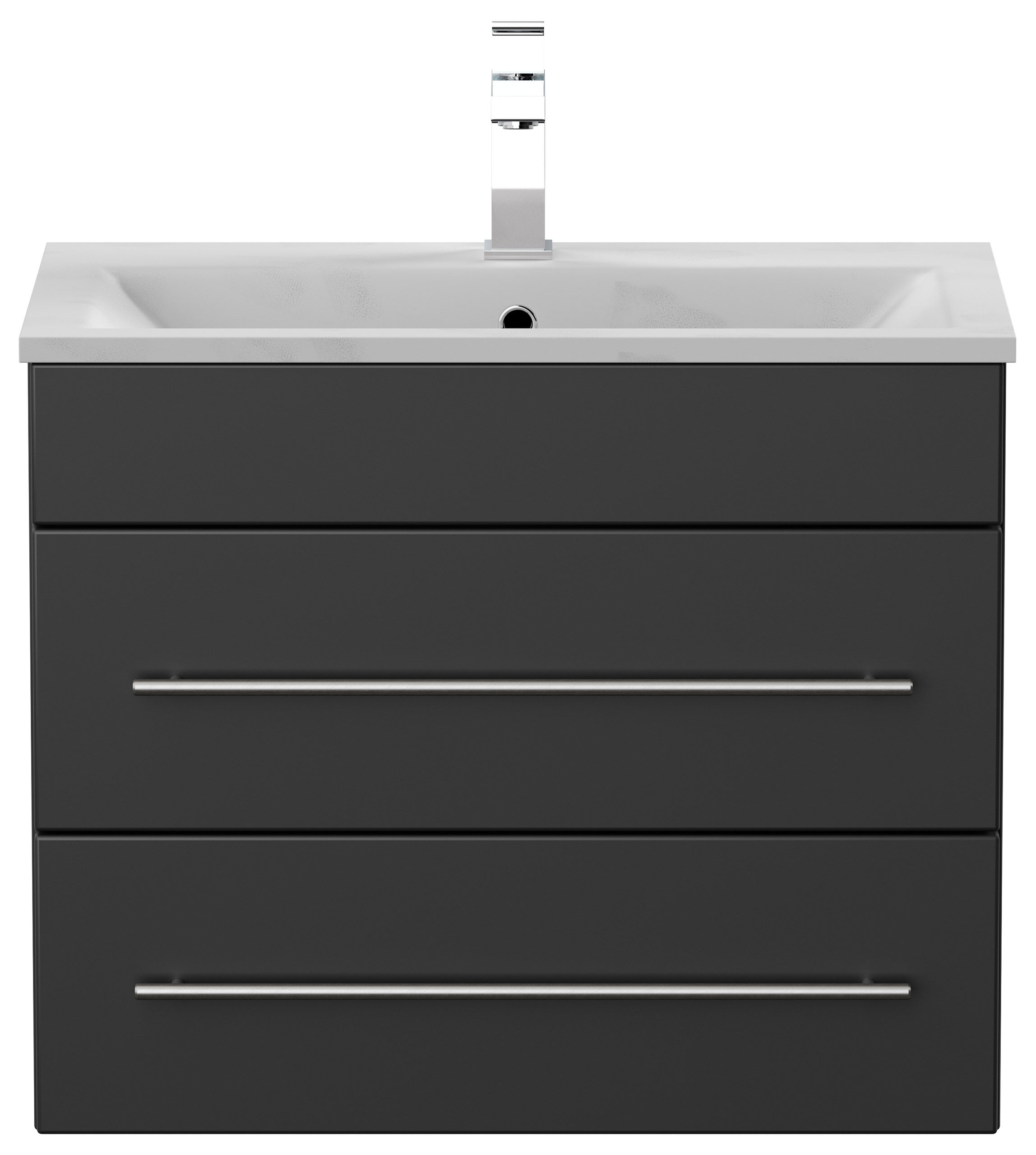 Badmöbel Dunit 600 SlimLine SoftClose schwarz