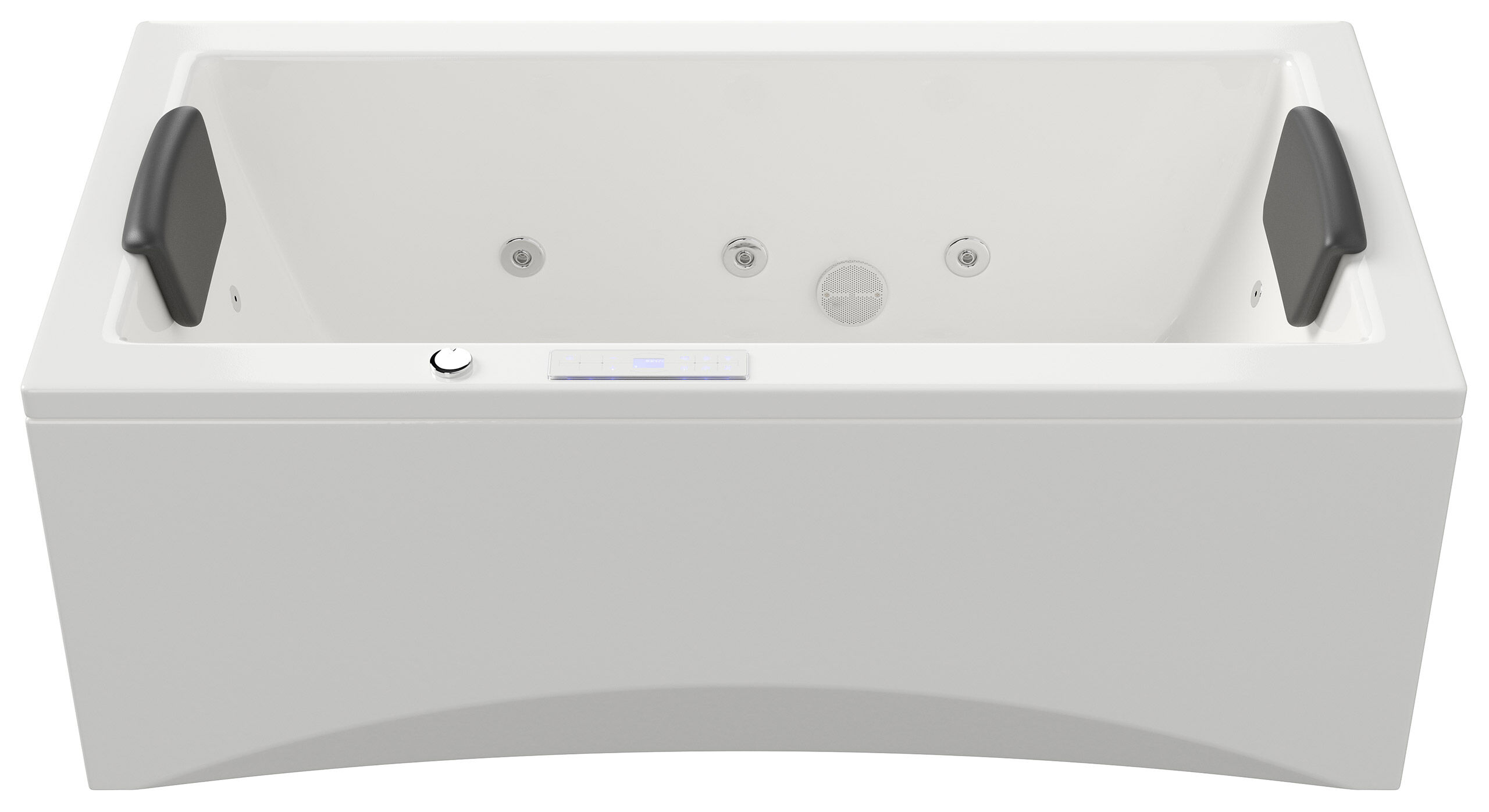 Rechteck Whirlpool Unity 150x75 Made in Germany 22 Massagedüsen ohne Armatur