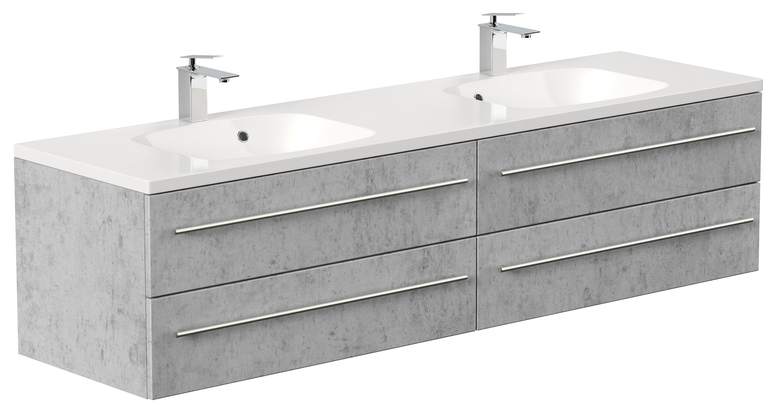 Badmöbel Colossos 180 SoftClose beton