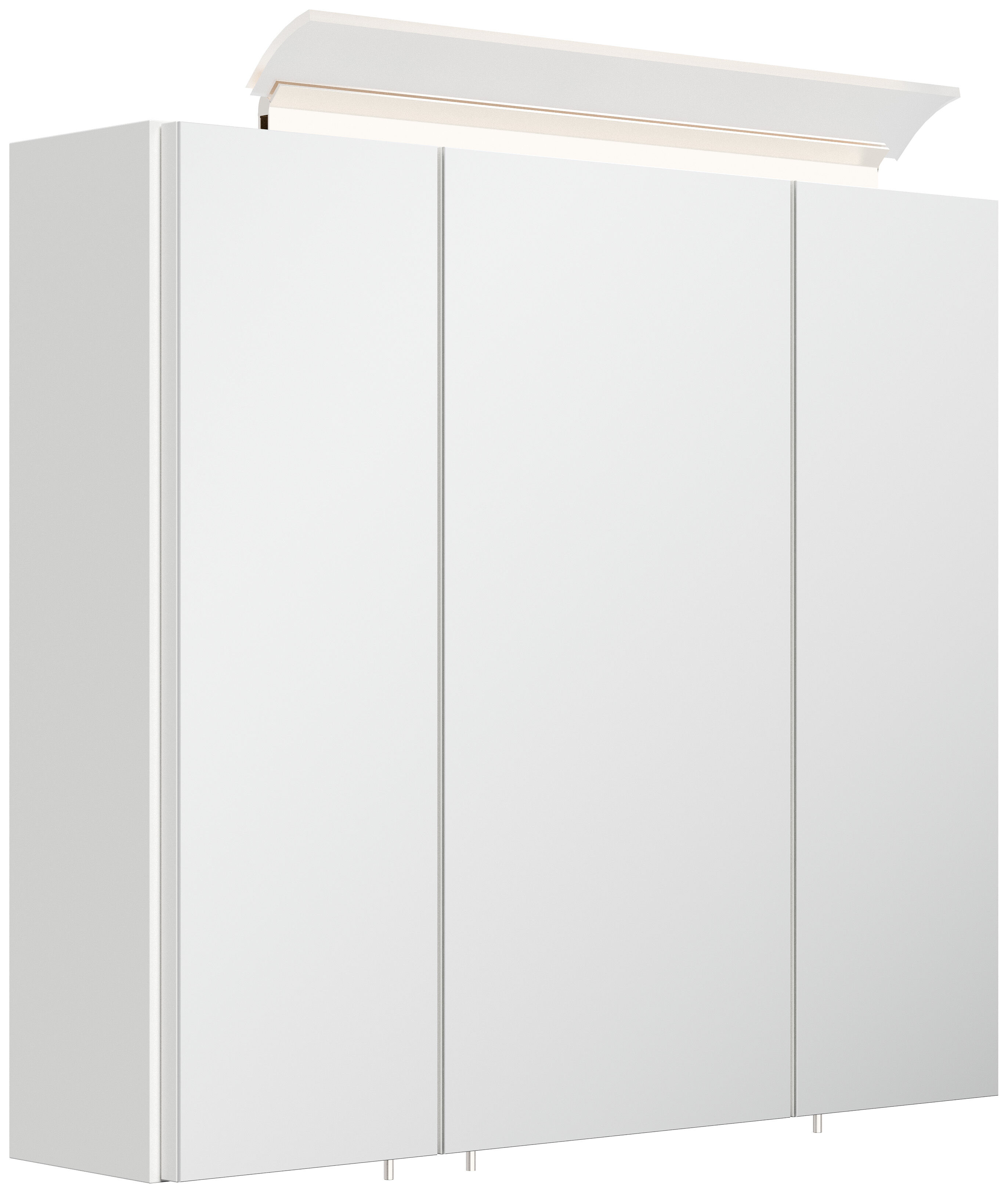 Badmöbelset Taifun 170cm 3tlg mit 2x Spiegelschrank weiß Hgl