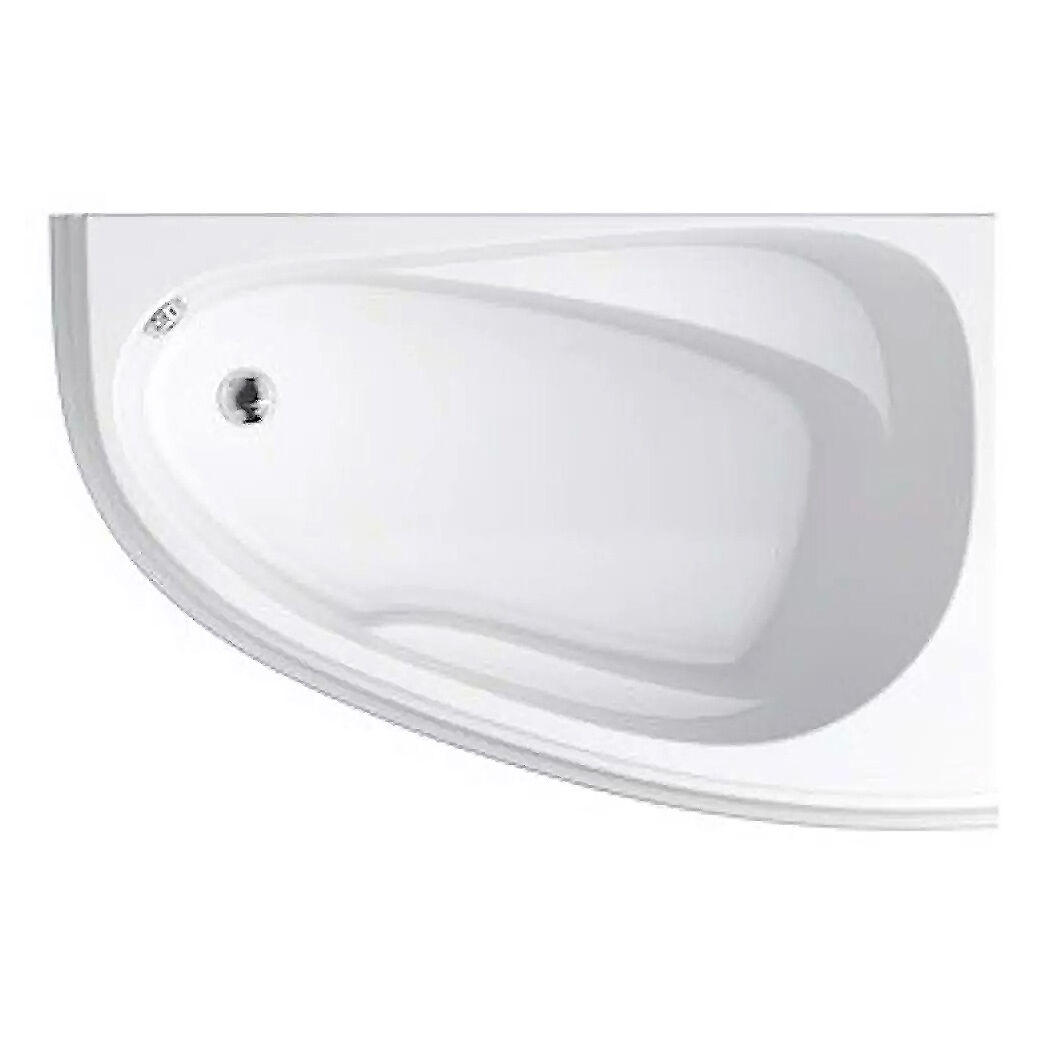 Langeckige Badewanne Stardust 150x95 rechts