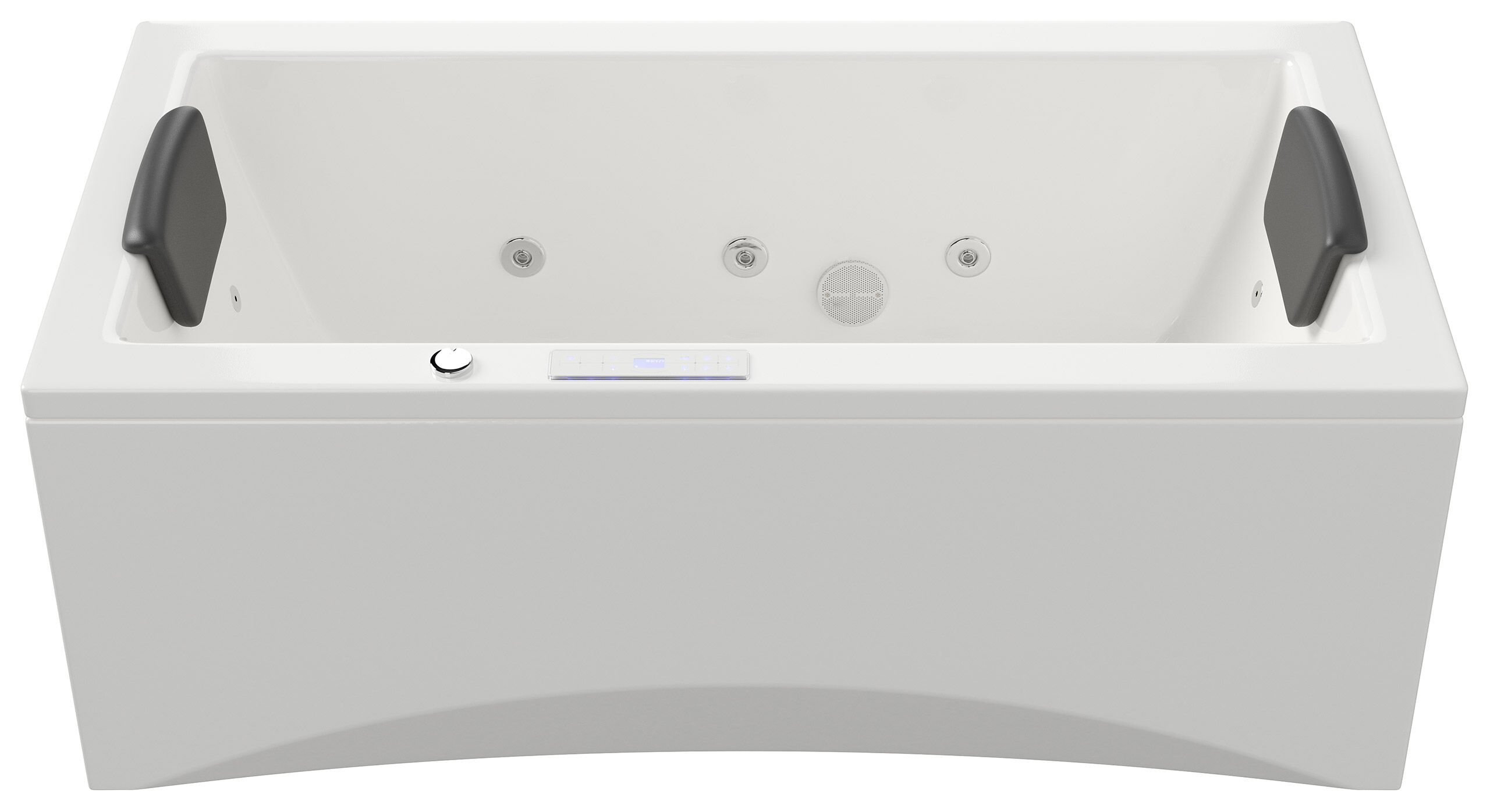 Rechteck Whirlpool Unity 150x75 Made in Germany 22 Massagedüsen mit Armatur