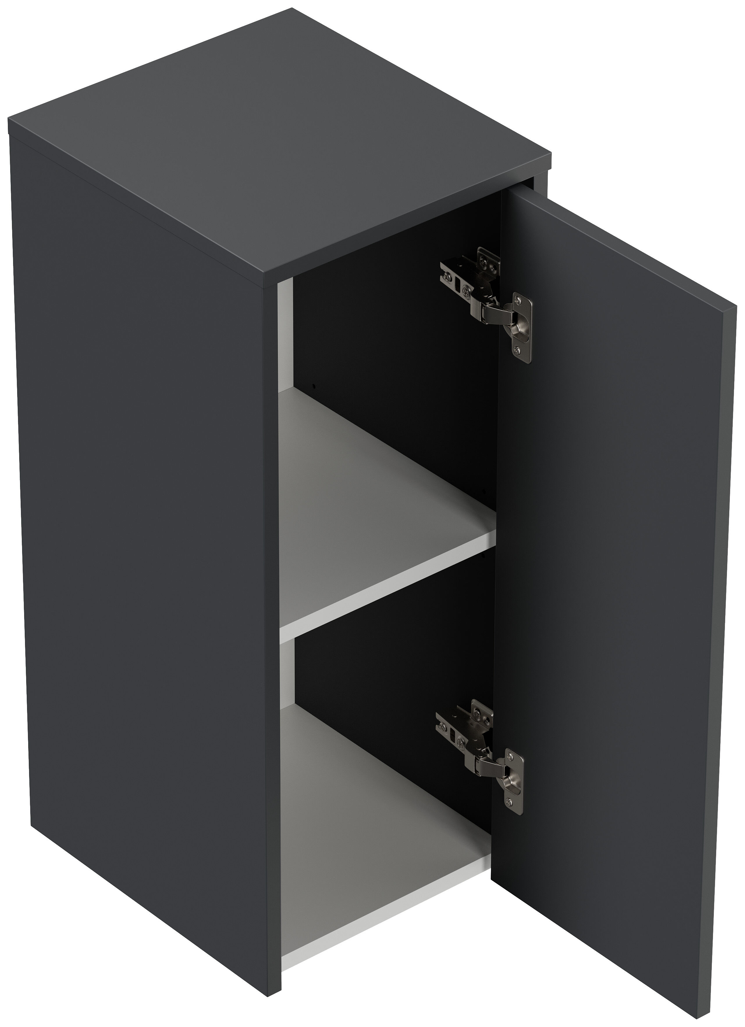 Badmöbelset Taifun 170cm 5tlg mit 2x Spiegelschrank & 2x Badschrank grafit