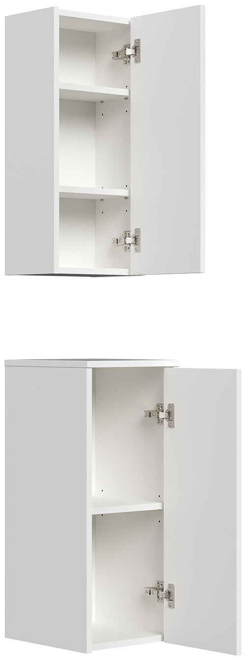 Badschrank 2er Set Taifun zur Wandmontage grafit