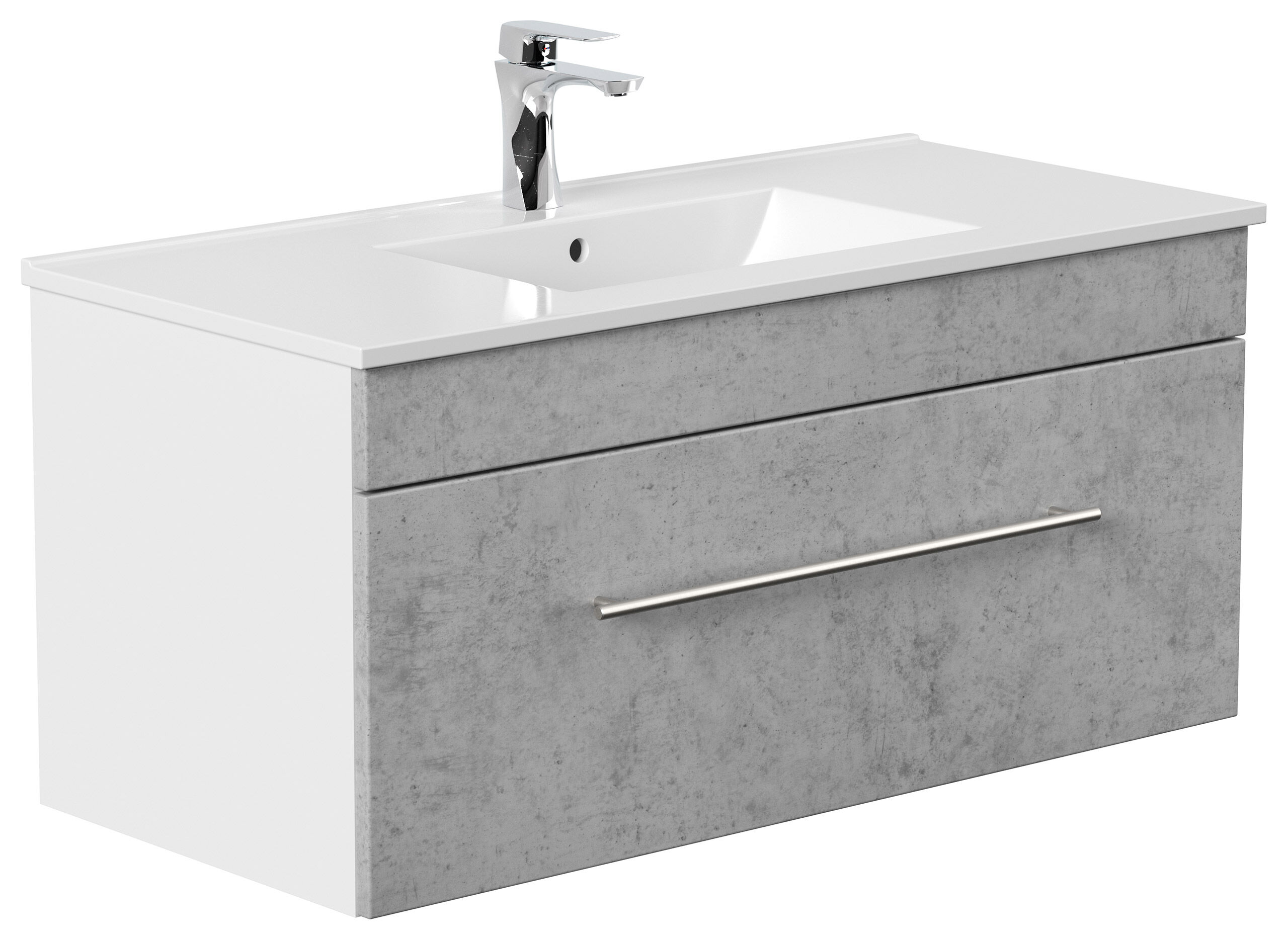 Badmöbel SANTINI 100 SoftClose beton