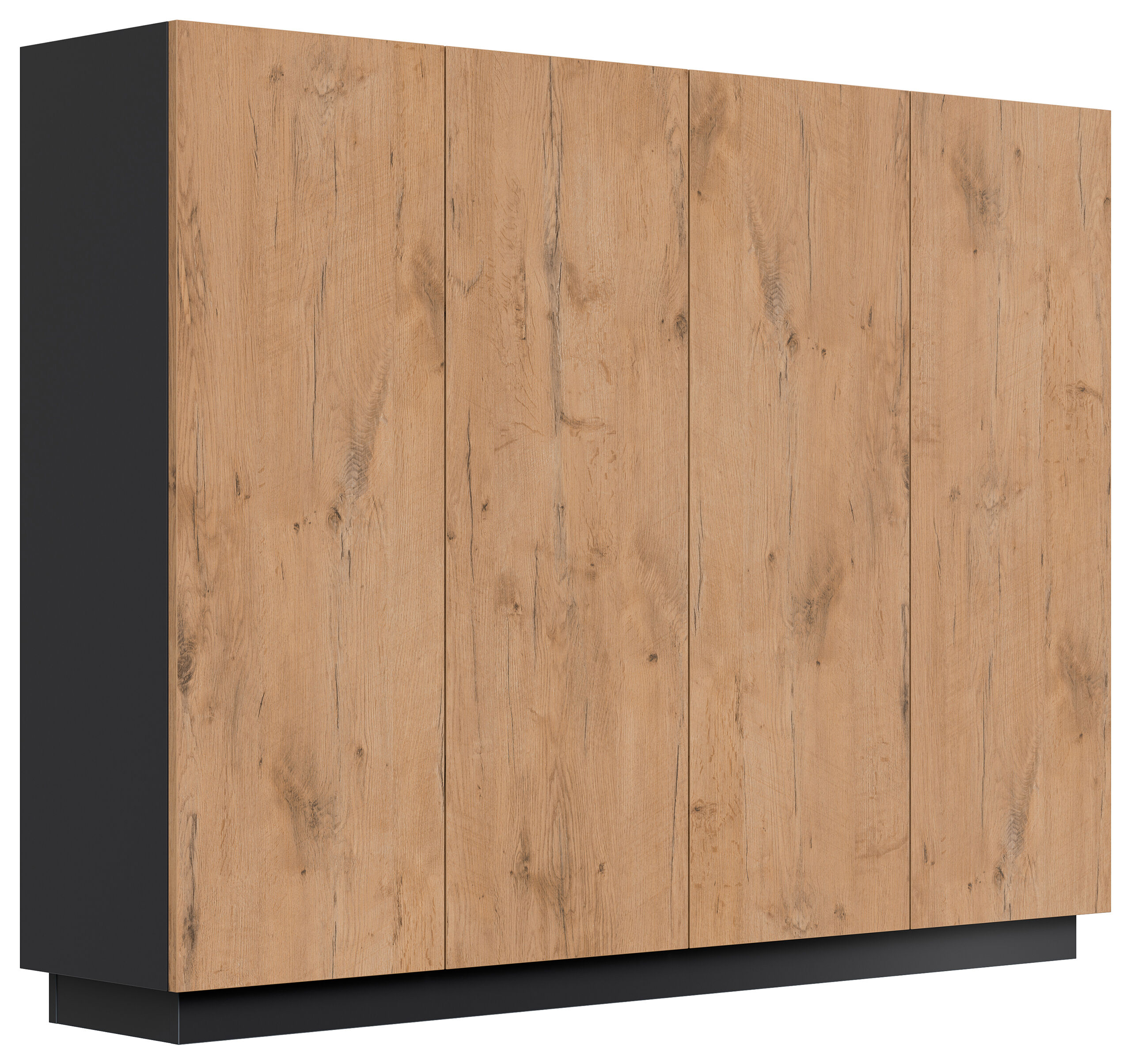 Sideboard Schuhschrank Alius-XL 4 Türen Oak 