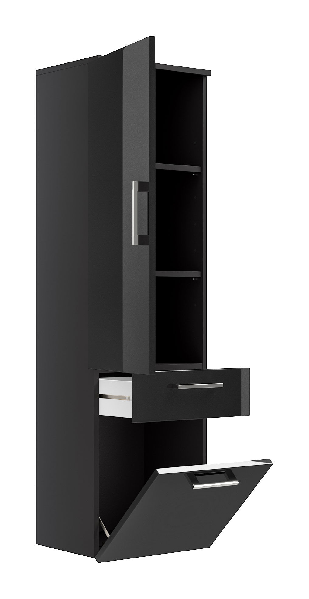 Hochschrank Rima 135 cm Anthrazit