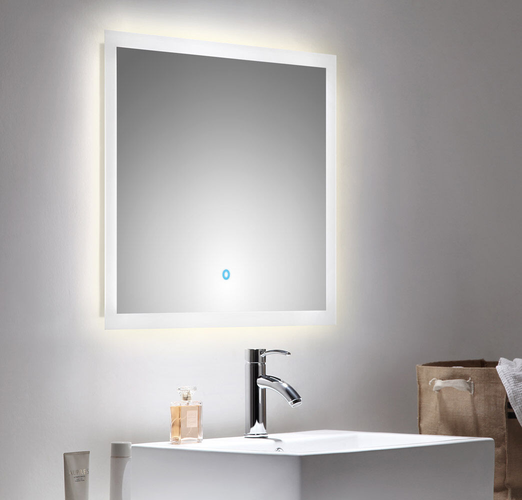 Badmöbel-Set Mars 700 Cottage SlimLine LED-Spiegel anthrazit
