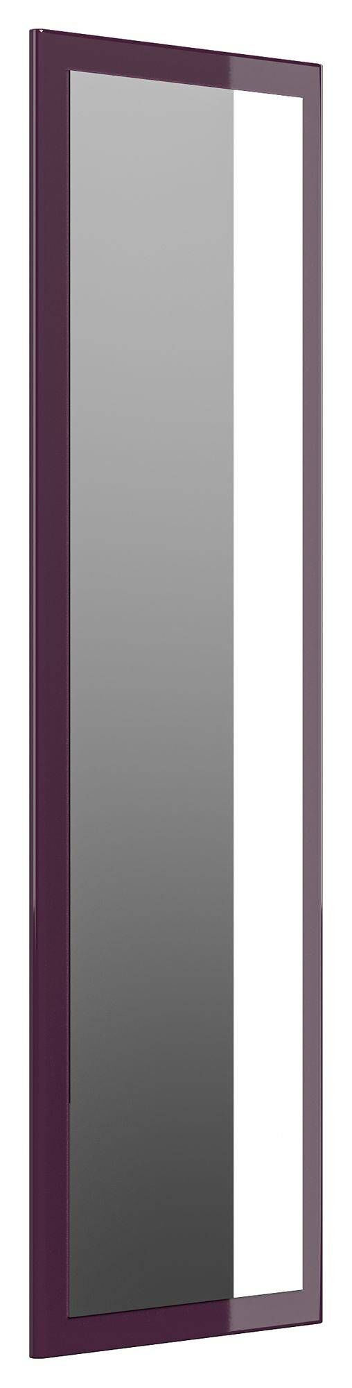 Garderobe Set 110 Ventura 3 tlg Schuhschrank 8 Klappen 32 Paar Weiss-Brombeer